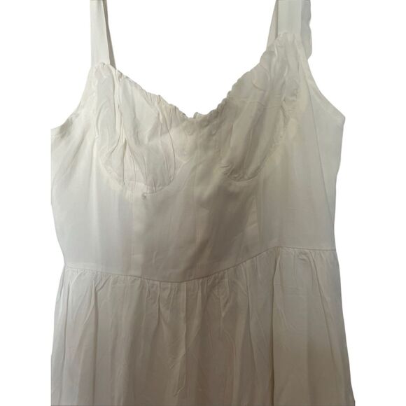 Sollinary white summer short dress Sz.M NWT - Picture 1 of 4